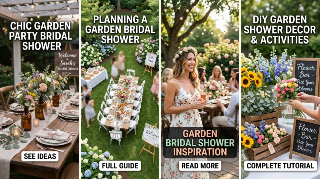 Garden Party Bridal Shower Ideas