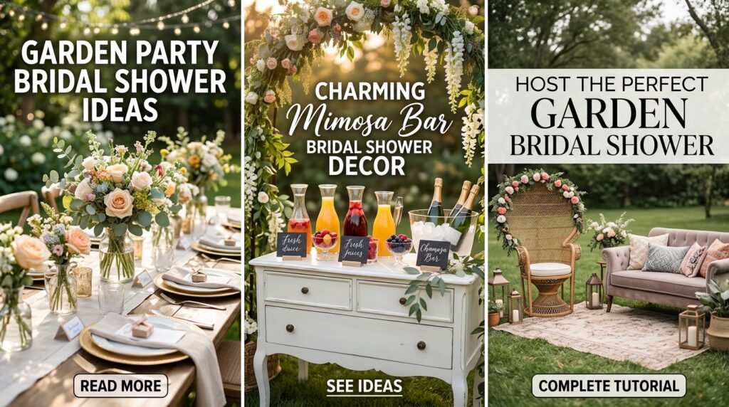 Garden Party Bridal Shower Ideas