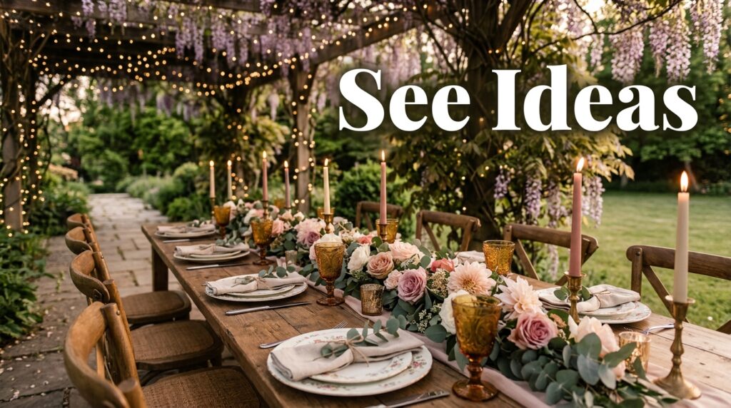Garden Party Tablescapes
