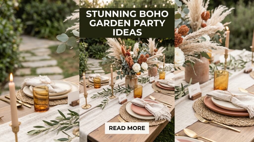 Garden Party Tablescapes
