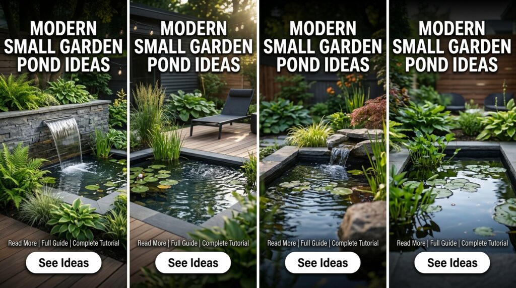 Small Garden Pond Ideas