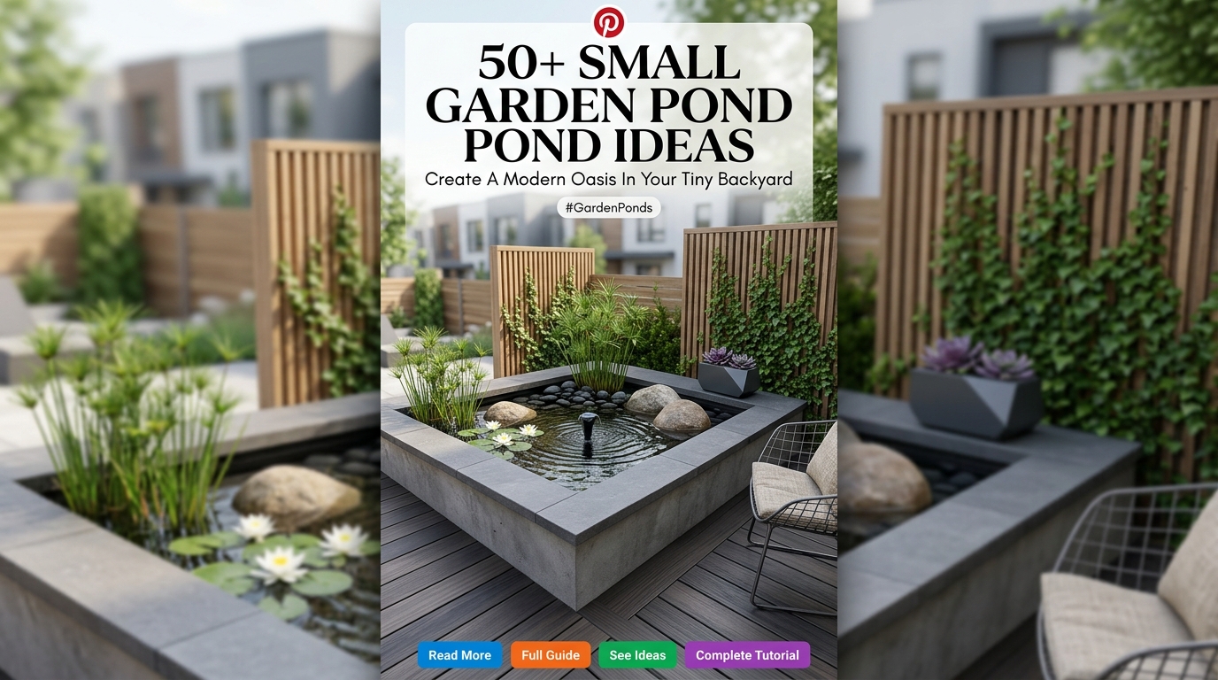 Small Garden Pond Ideas