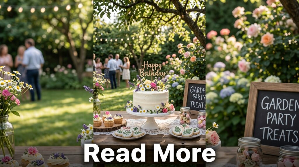 Garden Themed Birthday Party