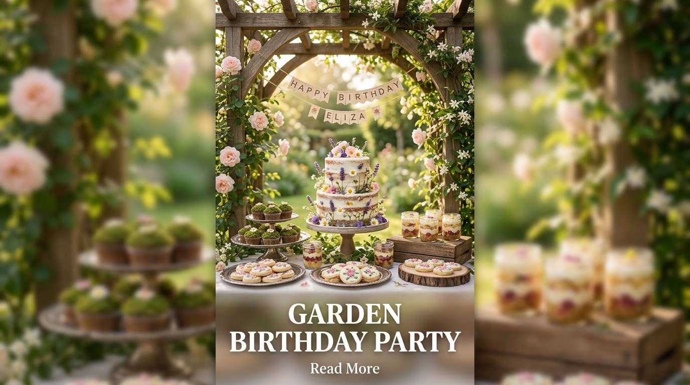 Garden Themed Birthday Party