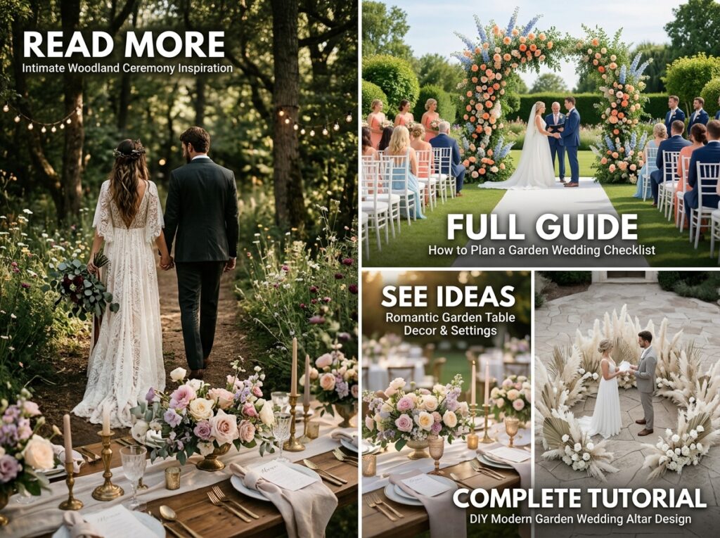 Garden Wedding Ceremony