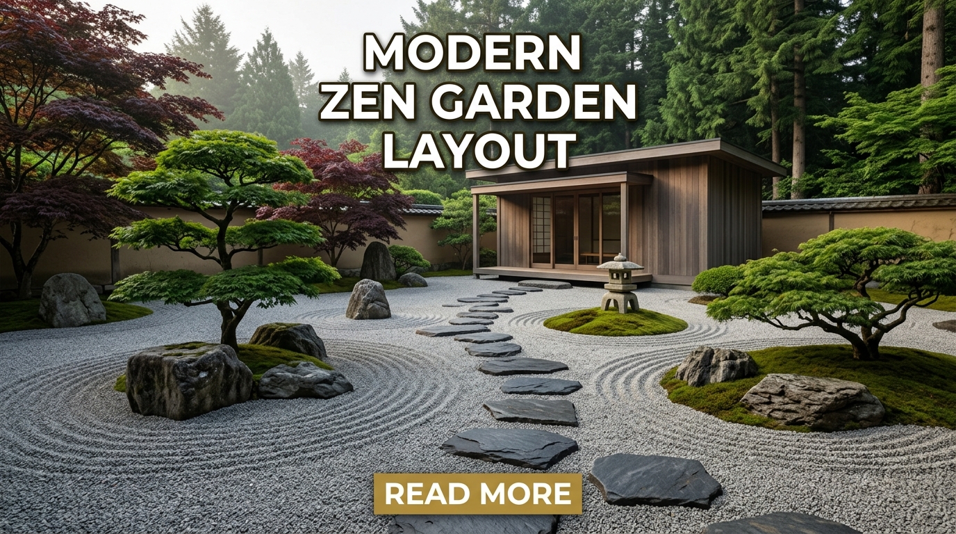 Japanese Garden Design Layout