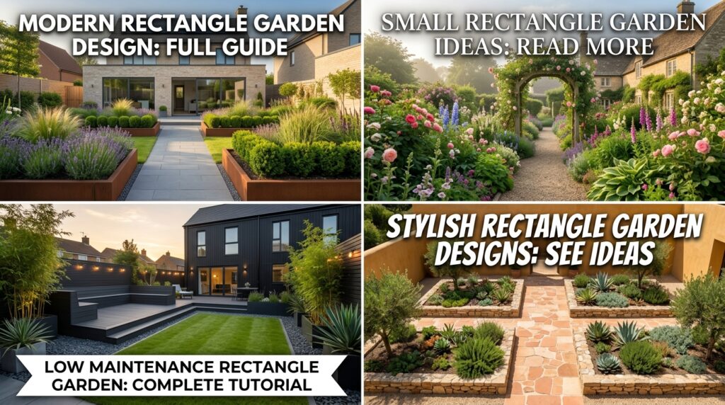 Rectangle Garden Design