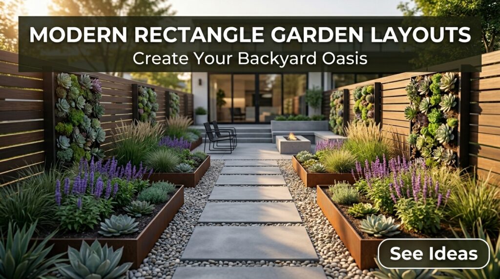 Rectangle Garden Design