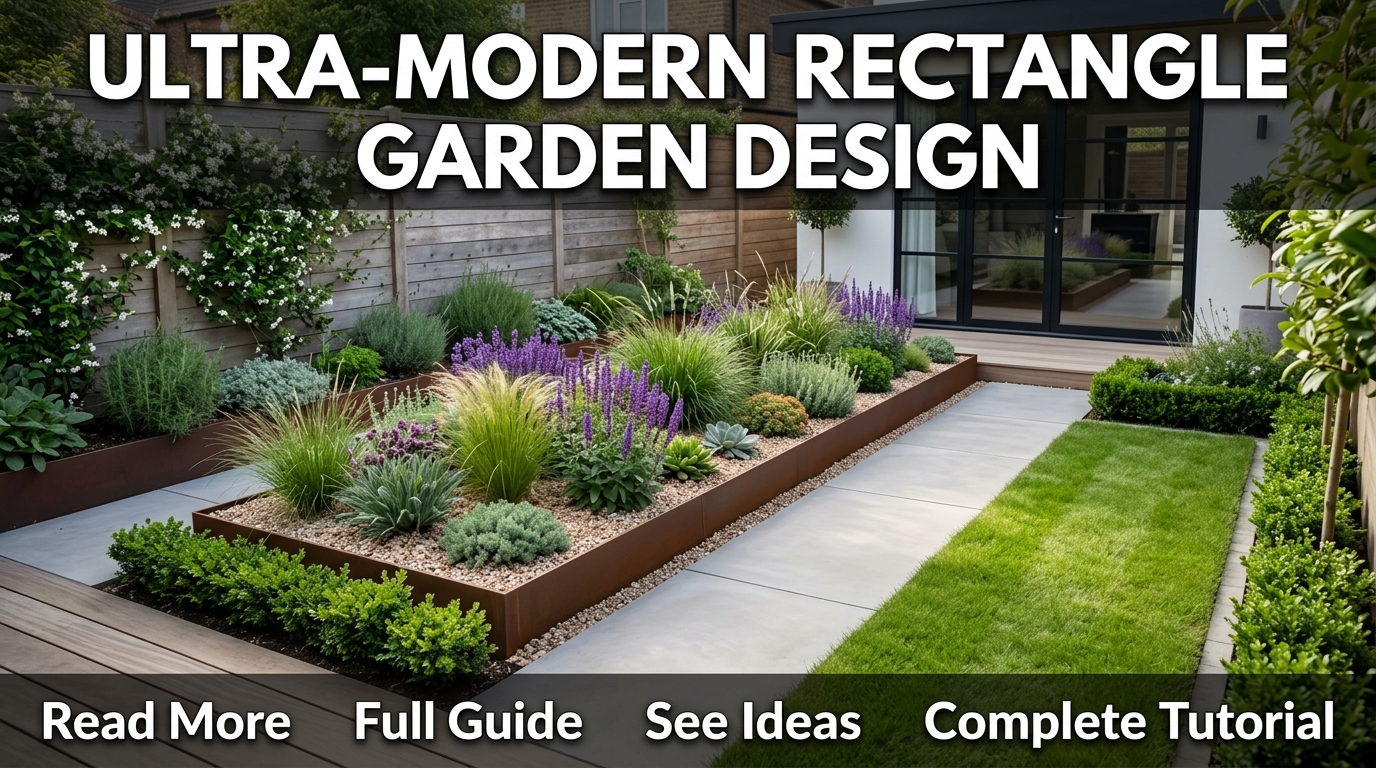 Rectangle Garden Design