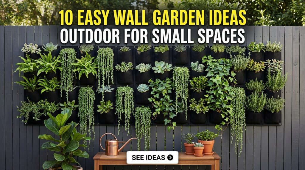 Wall Garden Ideas Outdoor