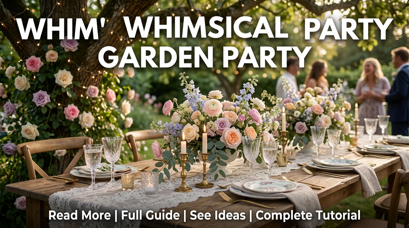 Whimsical Garden Party