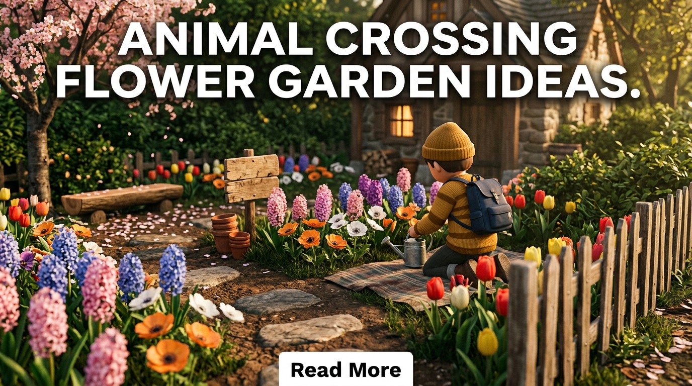 Animal Crossing Flower Garden