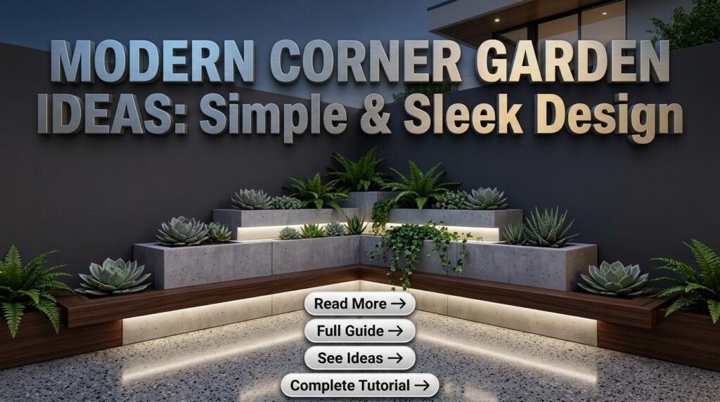 Corner Garden Ideas Backyards