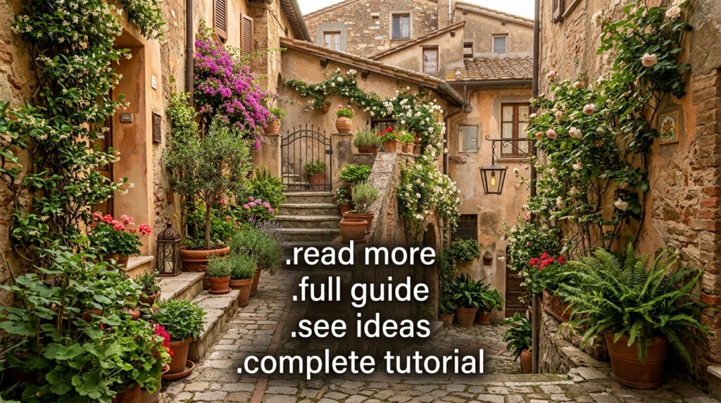 Italian Courtyard Garden