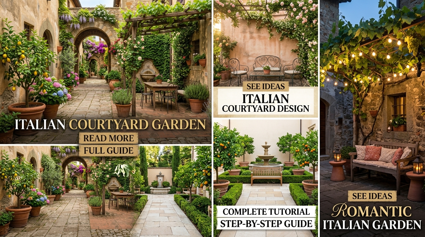 Italian Courtyard Garden