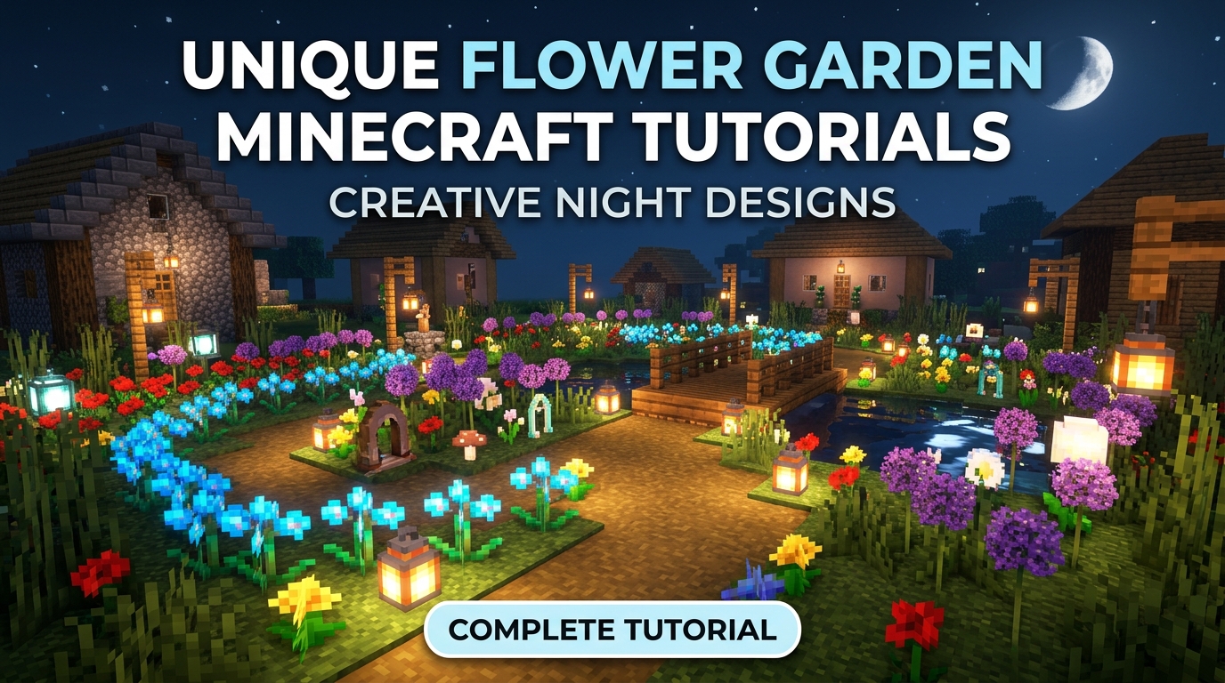Flower Garden Minecraft
