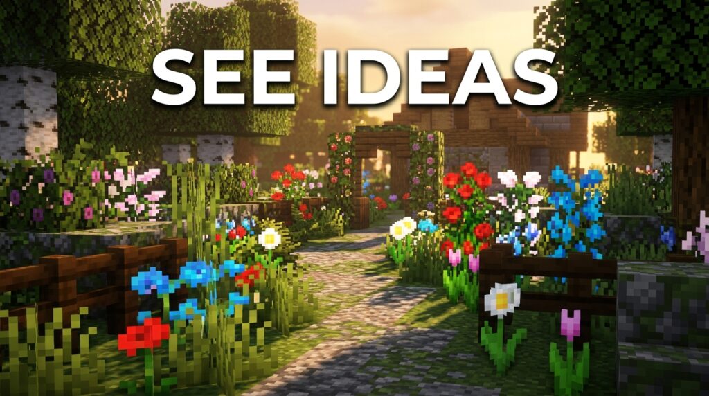 Flower Garden Minecraft