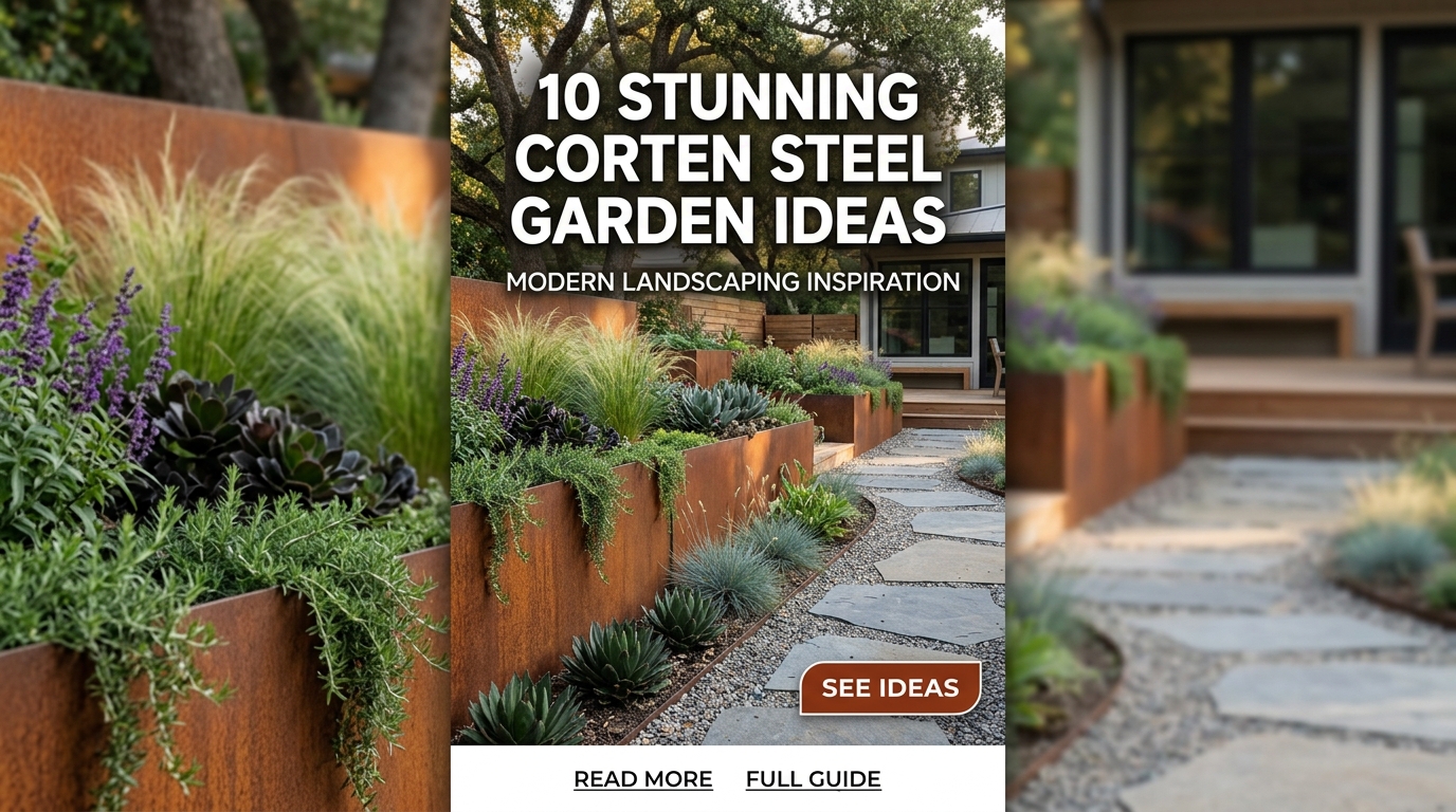Corten Steel Garden