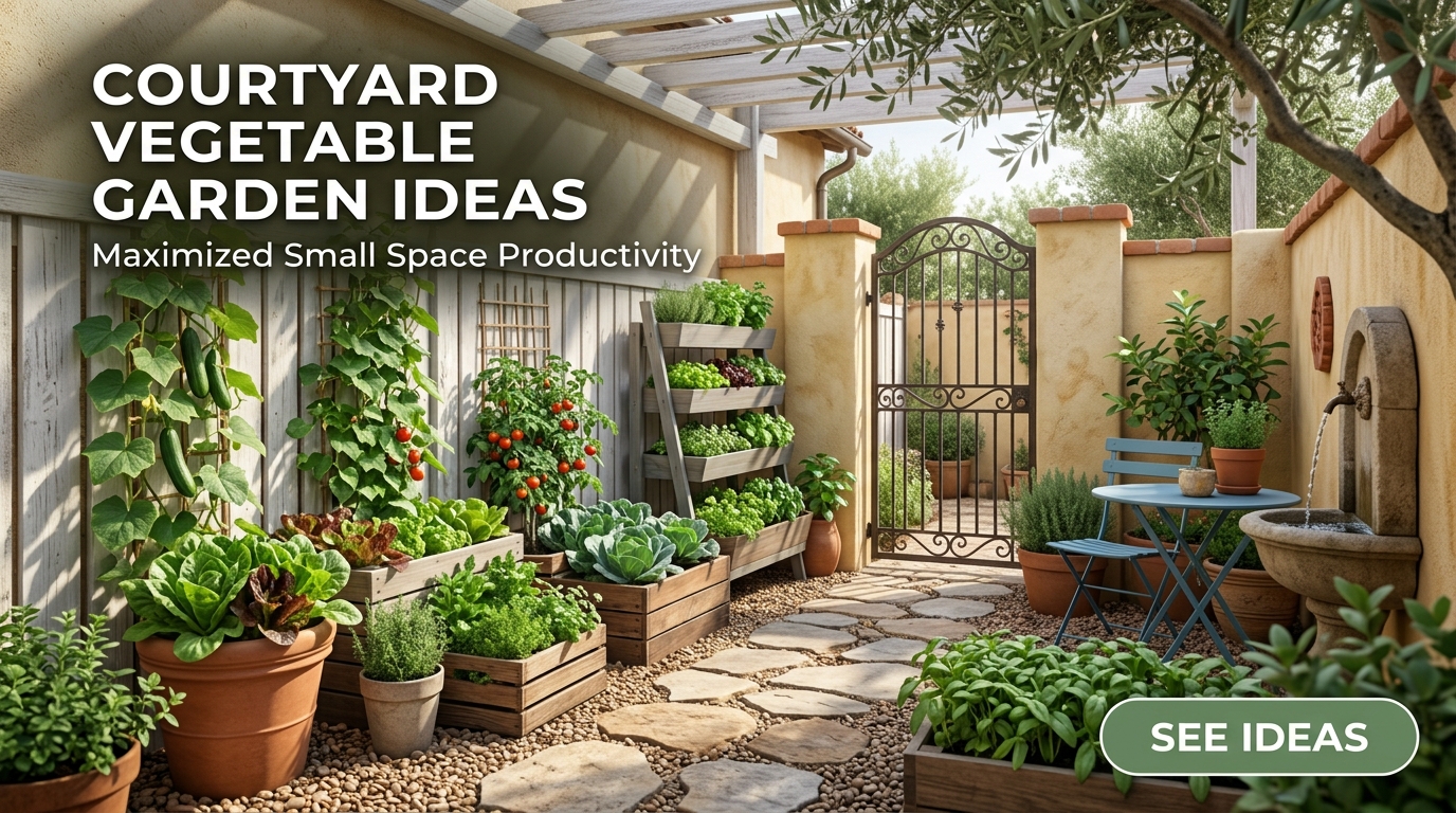 Fenced Vegetable Garden