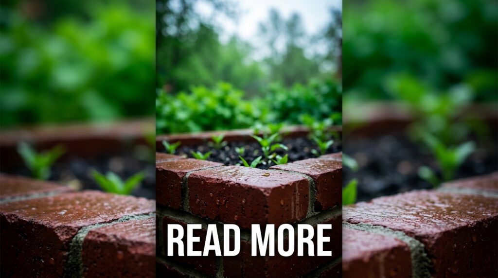 Brick Raised Garden Beds
