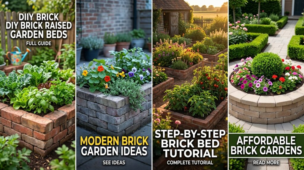 Brick Raised Garden Beds