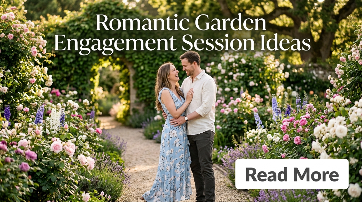 Garden Engagement Pictures