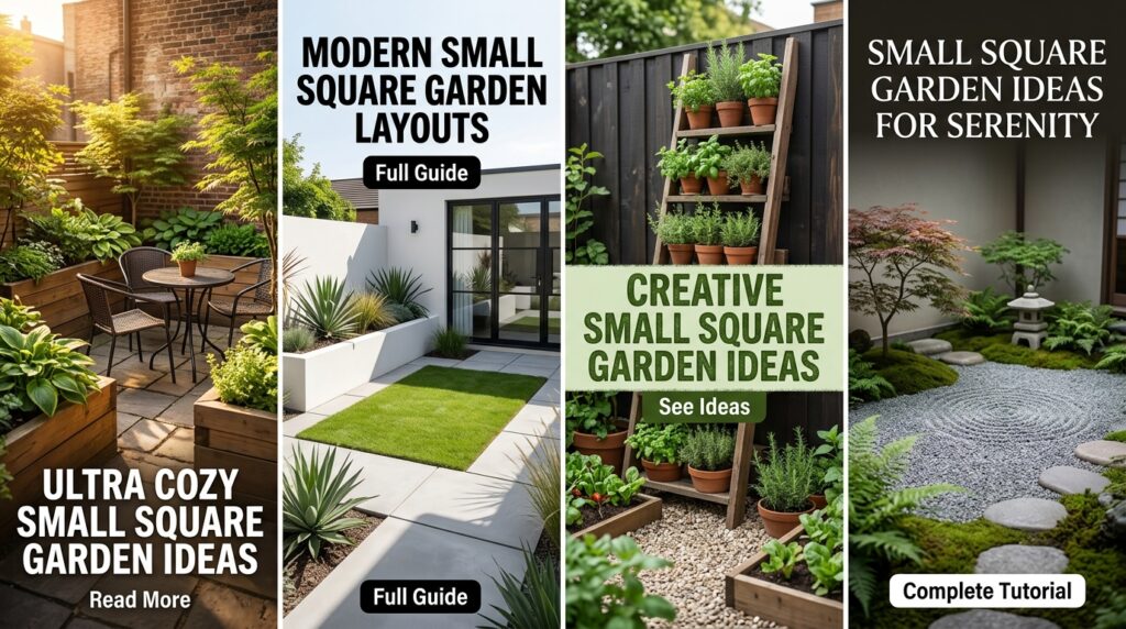 Small Square Garden Ideas