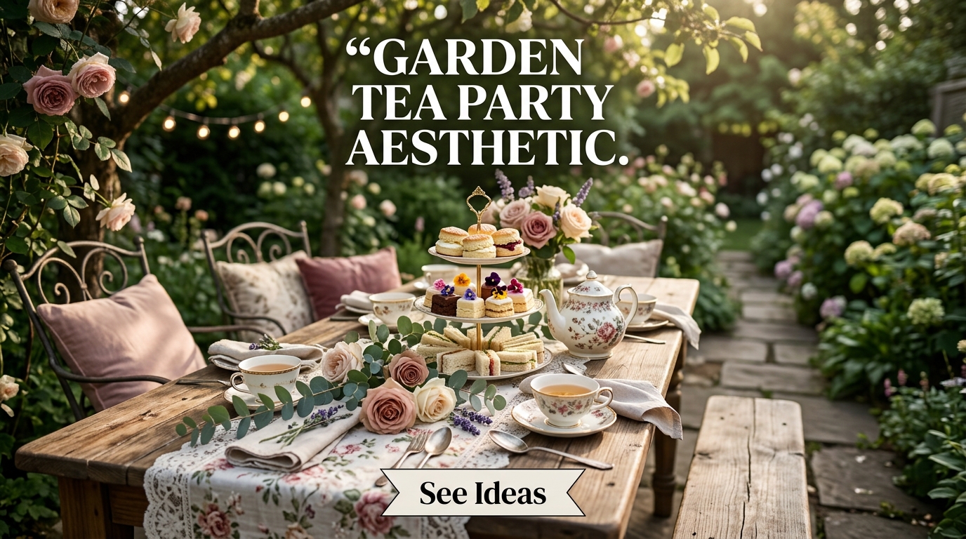 Garden Tea Party Aesthetic