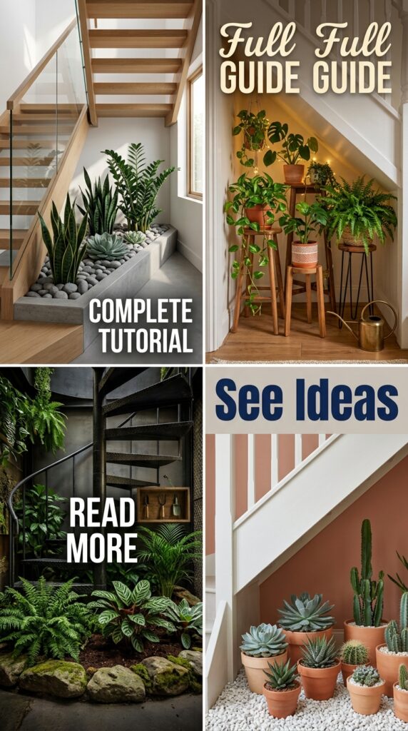 Small Garden Under Stairs