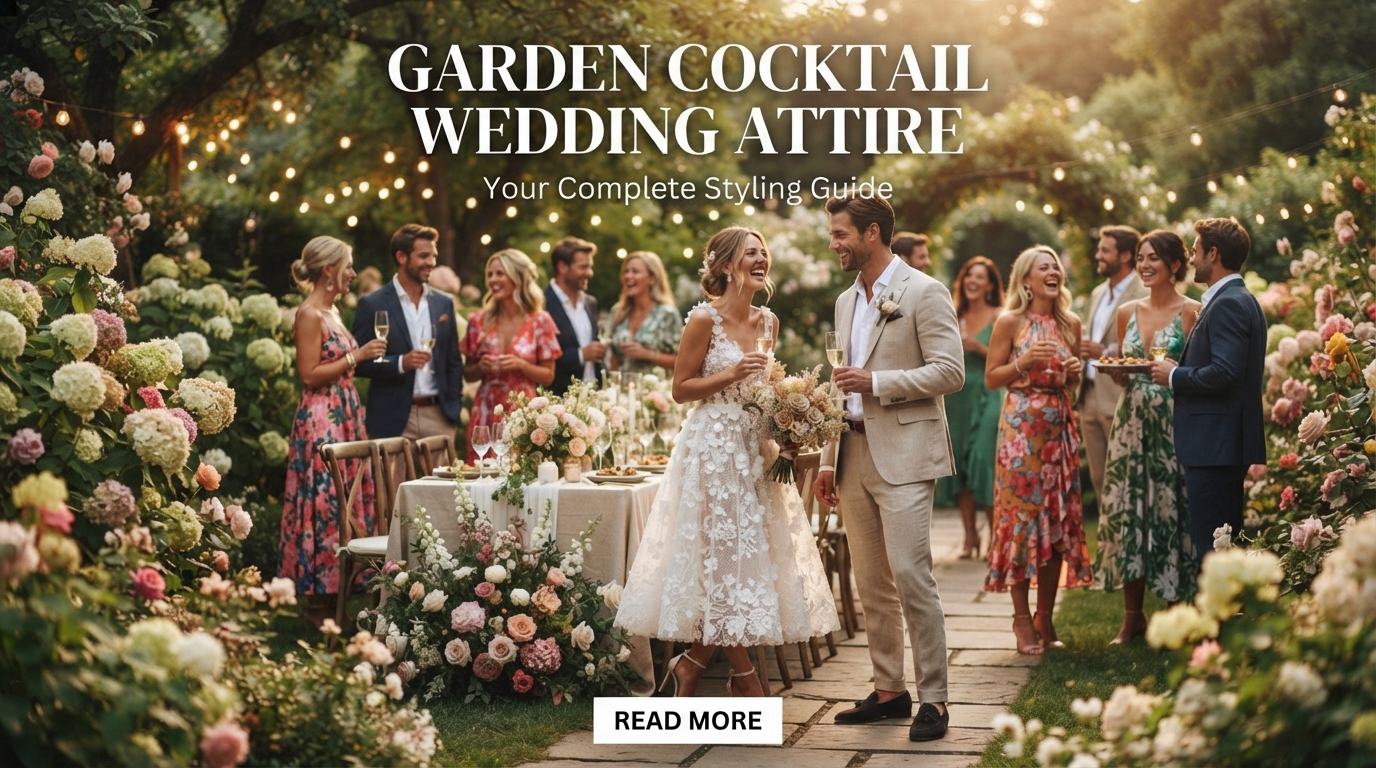 Garden Cocktail Attire Wedding