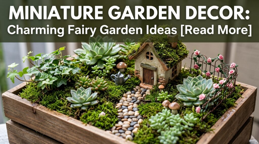 Miniature Garden Decor