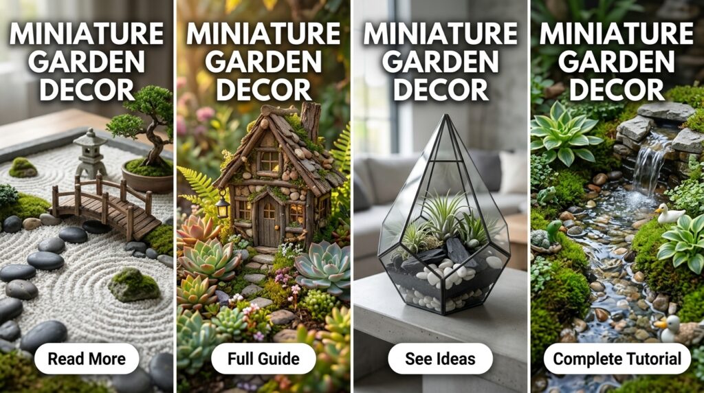Miniature Garden Decor