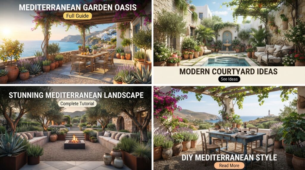 Modern Mediterranean Garden