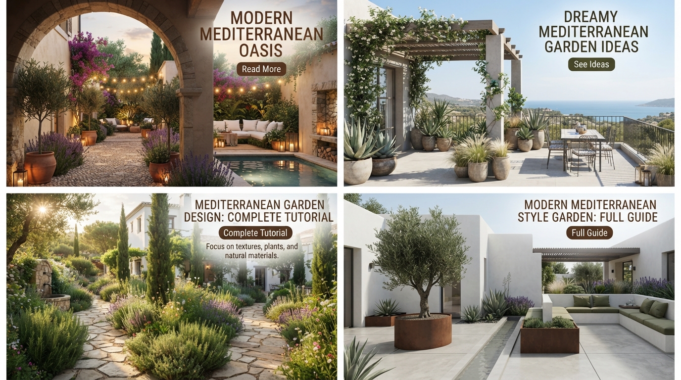 Modern Mediterranean Garden