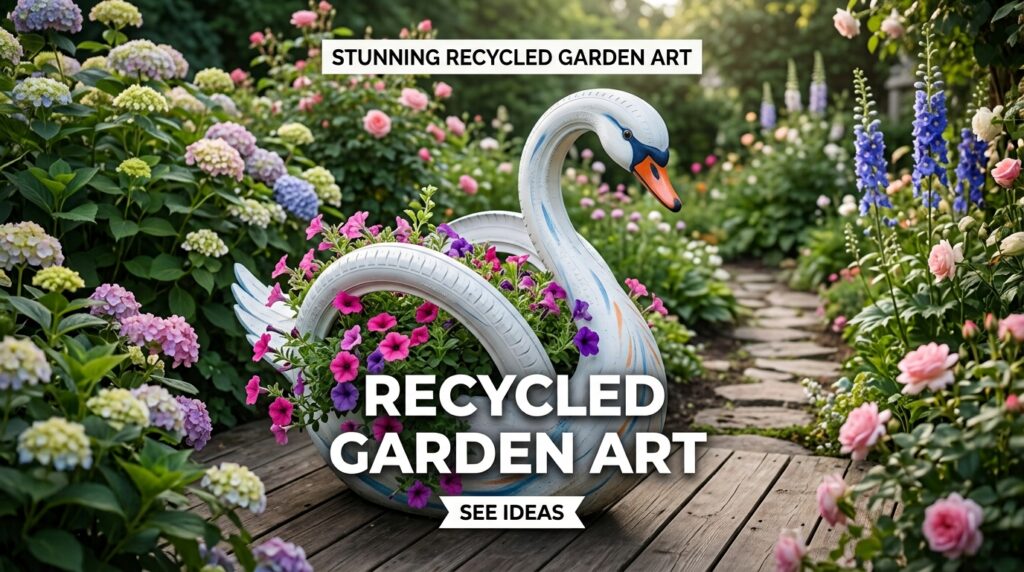 Recycled Garden Art