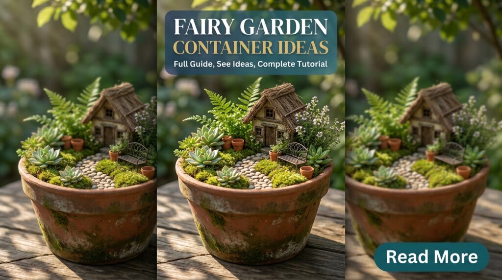 Fairy Garden Containers
