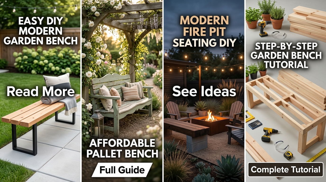 Garden Bench DIY