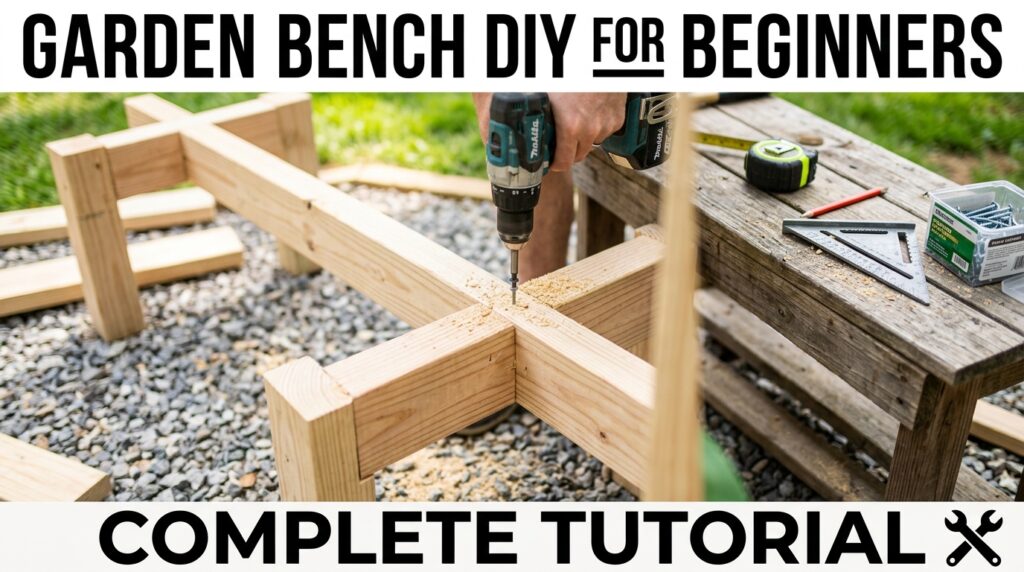 Garden Bench DIY