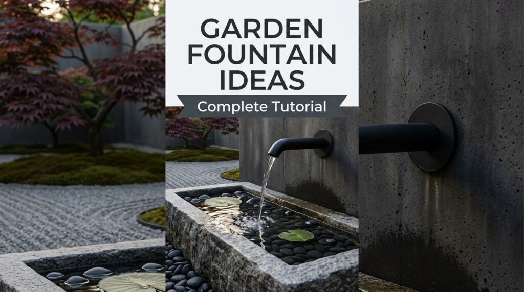 Garden Fountain Ideas