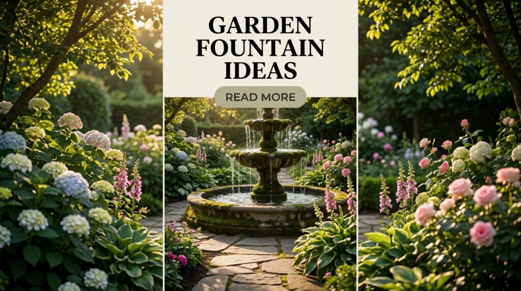Garden Fountain Ideas