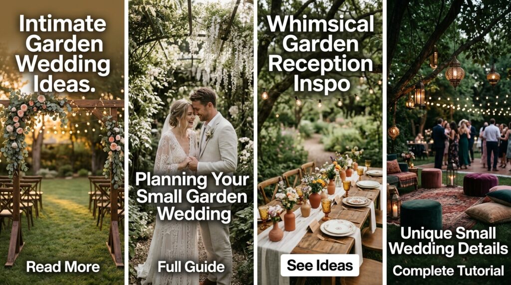 Intimate Garden Wedding