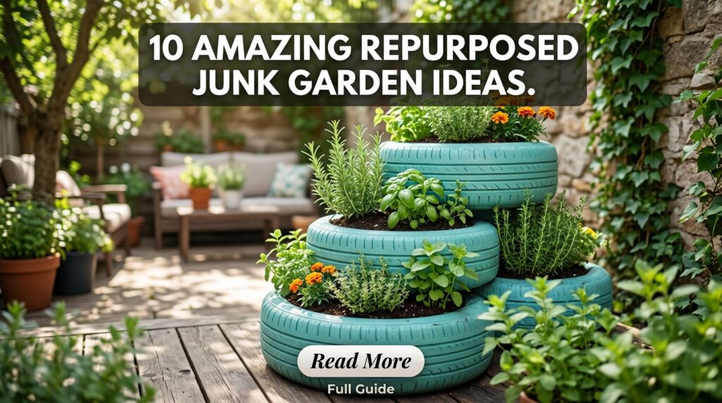 Junk Garden Ideas Repurposed