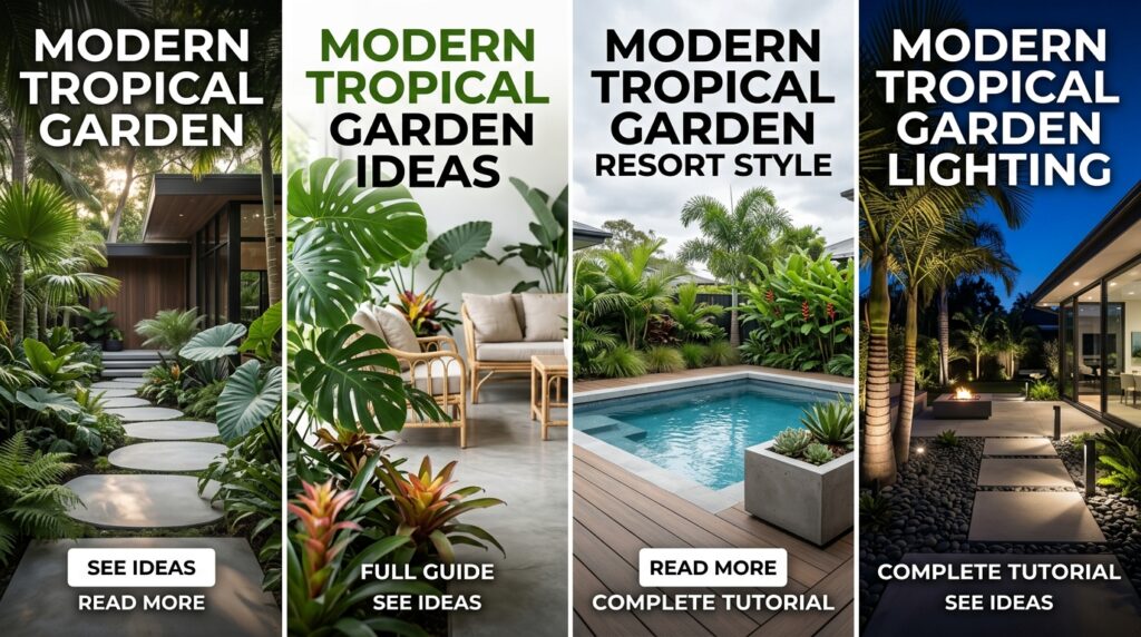 Modern Tropical Garden