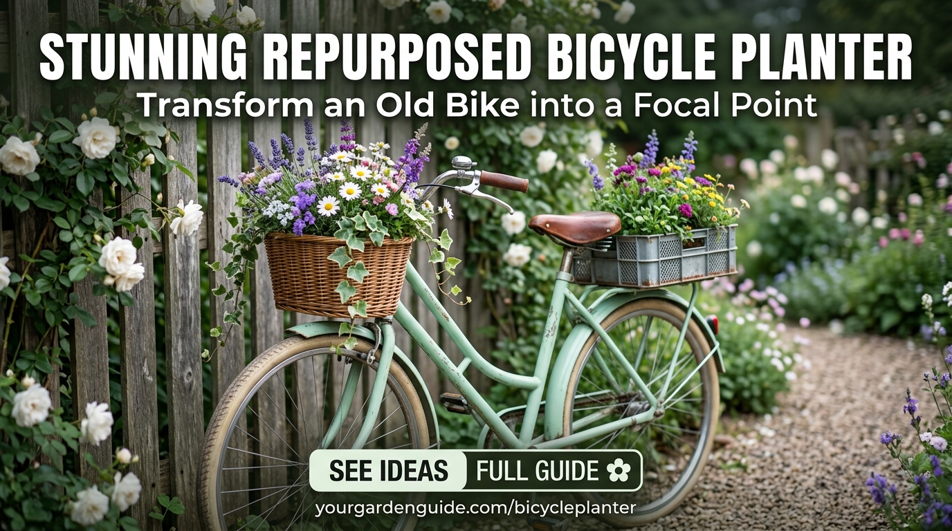 Repurposed Items for Garden