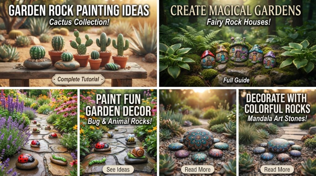 Rock Painting Ideas for Garden