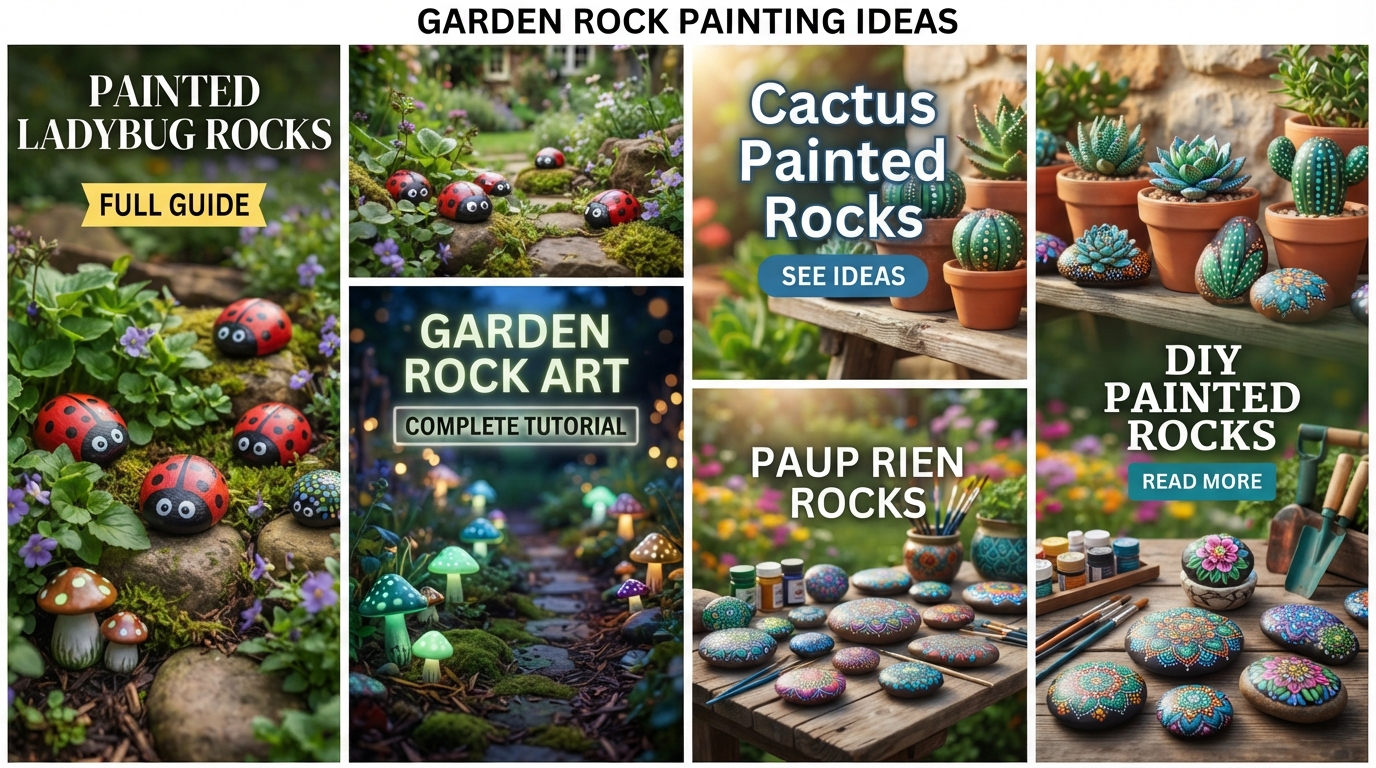 Rock Painting Ideas for Garden