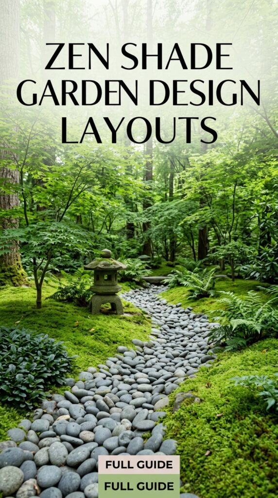 Shade Garden Design Layout