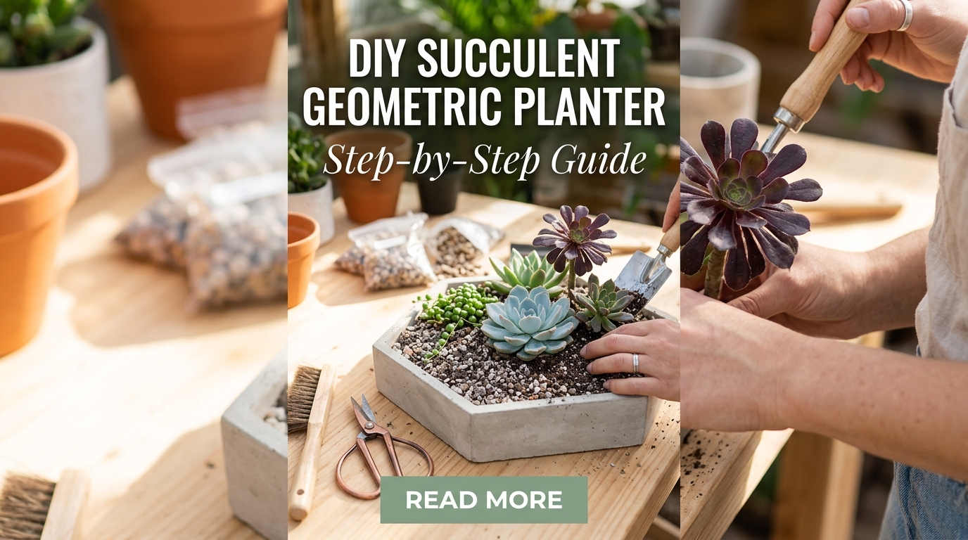 Succulent Garden DIY
