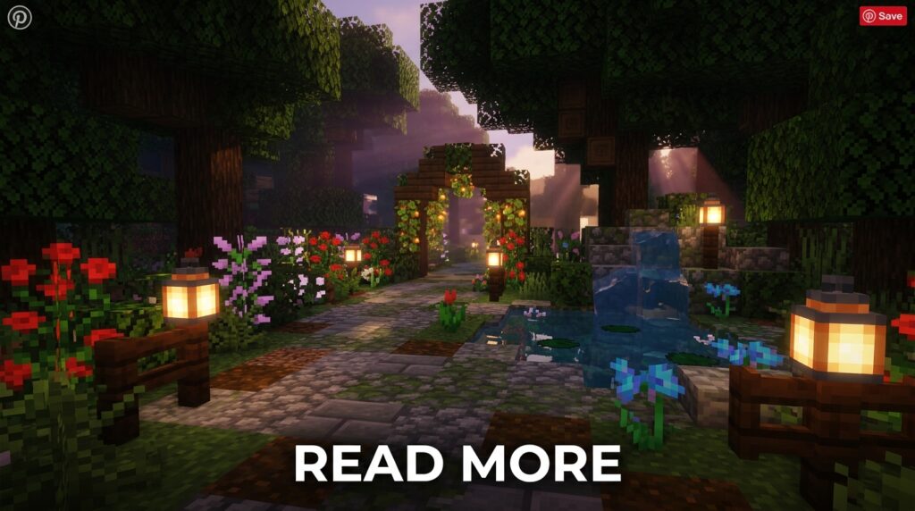 Minecraft Garden Decorations