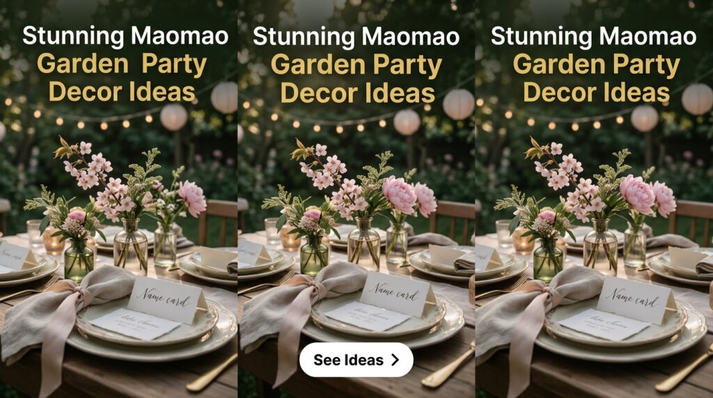 Maomao Garden Party